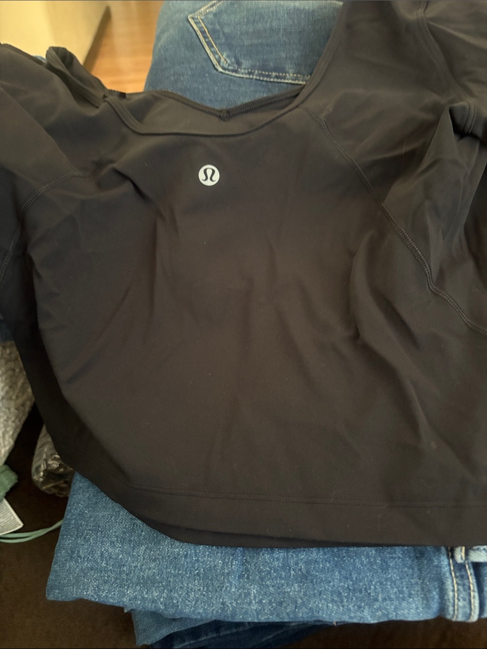 lululemon athletica Black Long Sleeve Tee